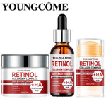 Neck and Face Set Night Cream for Women Anti Aging Retinol Anti Aging Face Lifting Nourishing Repair Collagen 3Set