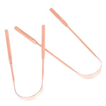 1PCS Copper Tongue Scraper Cleaner Scraper Toothbrush Dental Oral Care Hygiene Health Care Tool For Men Women