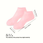 Heel Protection Foot Cover Soft Silicone Foot Mask Foot Care Anti Foot Drying and Cracking Heel Moisturizing Socks Reusable