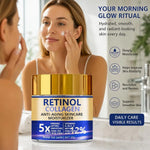 Facial Lotion Face Moisturizer Retinol & Collagen Cream For Women Men Moisturizing Nourishing Day & Night Skincare Serum