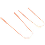 1PCS Copper Tongue Scraper Cleaner Scraper Toothbrush Dental Oral Care Hygiene Health Care Tool For Men Women