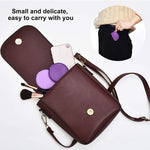 3Pcs Mini Folding Mirror Round Compact 2.4 in Small Portable Travel Makeup Mirror Compact Mirror for Purse Women Girls Travel Da