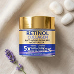 Facial Lotion Face Moisturizer Retinol & Collagen Cream For Women Men Moisturizing Nourishing Day & Night Skincare Serum