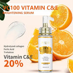 AILKE Vitamin C Set, Reduce Dark Spots, with Lightening Body Lotion, Even Tone Face Cream, Whitening Serum, Brightening Soap