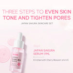 LAIKOU Vitamin C Skin Care Sets 3pcs Face Cream Serum Eye Cream Moisturizing Anti Wrinkles Facial Care Kit