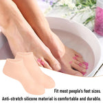 Heel Protection Foot Cover Soft Silicone Foot Mask Foot Care Anti Foot Drying and Cracking Heel Moisturizing Socks Reusable