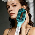 2 in 1 Spray Massage Comb Essential Oil Water Spray Bottle Anti Static Scalp Massager for Hair Detangling Daily Hair Care Salon