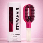 2 in 1 Spray Massage Comb Essential Oil Water Spray Bottle Anti Static Scalp Massager for Hair Detangling Daily Hair Care Salon