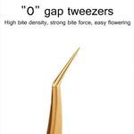 1PC Eyelash Extension Tweezers Lash Tweezer Applicator Extension Supplies Volume Professional Eyebrow Eyelash Gold Tweezers