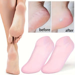 Heel Protection Foot Cover Soft Silicone Foot Mask Foot Care Anti Foot Drying and Cracking Heel Moisturizing Socks Reusable