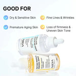Korea NIDA Skin Care Kit - Ultimate Moisturizing Cream, Retinol Probiotic Eye Cream, TXA Renewal Essence, For All Skin Types