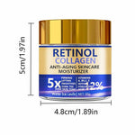 Facial Lotion Face Moisturizer Retinol & Collagen Cream For Women Men Moisturizing Nourishing Day & Night Skincare Serum