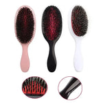 Hair Care Brush Styling Tool Boar Bristle Nylon Hair Combs Mini Anti-static Hair Scalp Massage Comb Women Salon