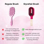 2 in 1 Spray Massage Comb Essential Oil Water Spray Bottle Anti Static Scalp Massager for Hair Detangling Daily Hair Care Salon