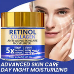 Facial Lotion Face Moisturizer Retinol & Collagen Cream For Women Men Moisturizing Nourishing Day & Night Skincare Serum