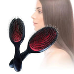 Hair Care Brush Styling Tool Boar Bristle Nylon Hair Combs Mini Anti-static Hair Scalp Massage Comb Women Salon