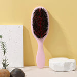 Hair Care Brush Styling Tool Boar Bristle Nylon Hair Combs Mini Anti-static Hair Scalp Massage Comb Women Salon