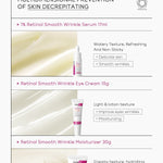 QUIYUM Retinol Smooth Wrinkle Skincare Set · For All Skin Types · Smooth Wrinkles & Fine Lines Improve Skin Elasticity & Radianc